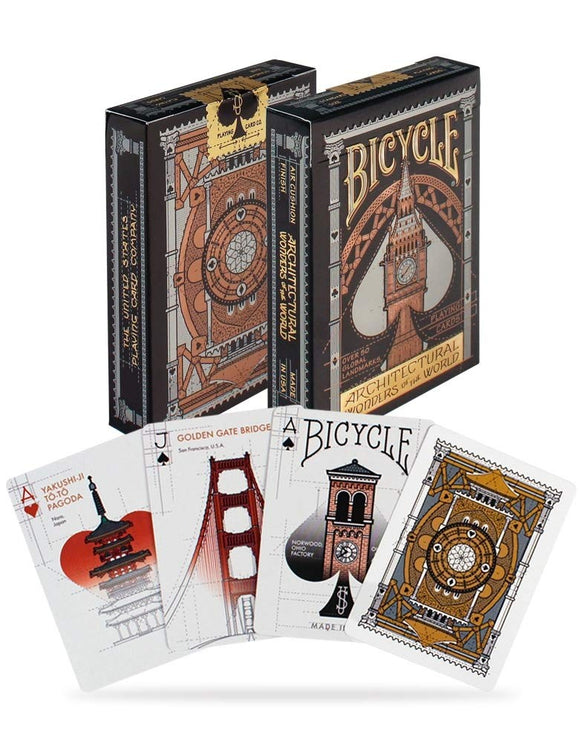 Bicycle Architectural Wonders Playing Card Deck