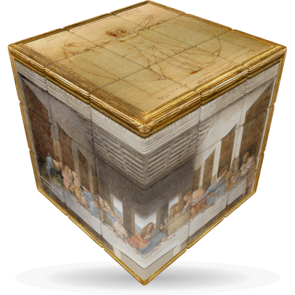 V-Cube Leonardo Da Vinci Flat Puzzle Cube