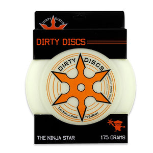 Dirty Disc Ninja Star Frisbee - Glow