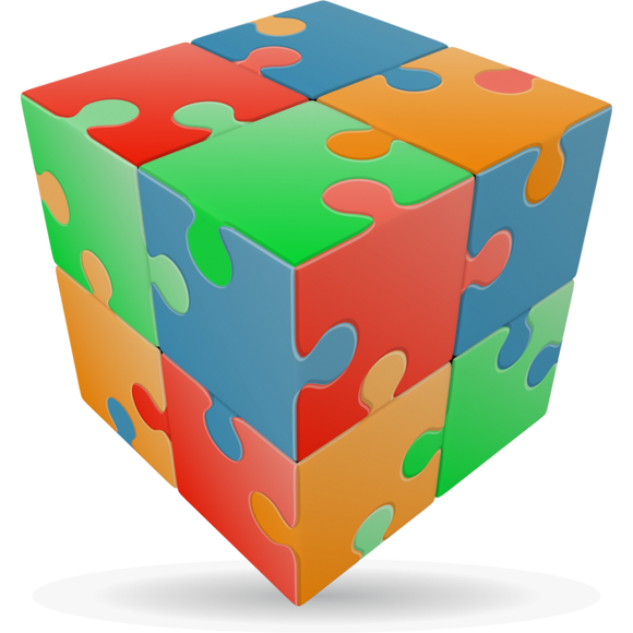 V-Cube Jigsaw Flat Cube