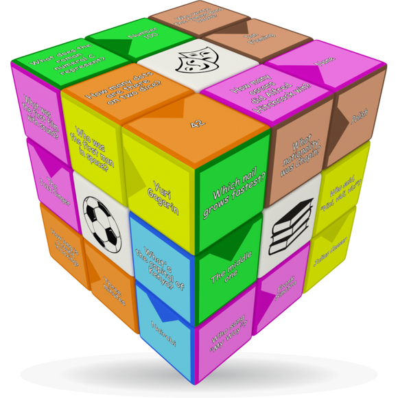 V-Cube Quiz Flat Puzzle Cube