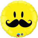 Qualatex Smiley Face Foil Balloons